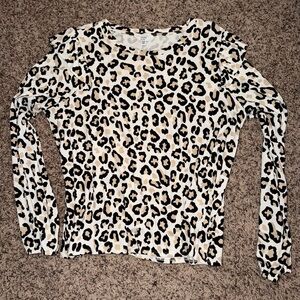 Crown & Ivy Animal Print Top